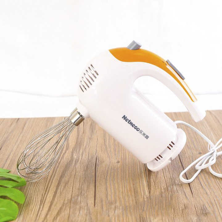 Sale Máy đánh trứng cầm tay Netmego 300W , dụng cụ làm bánh, máy đánh trứng máy nhào bột