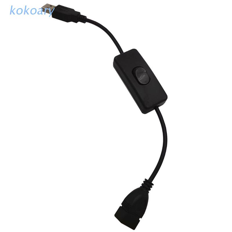 Dây Cáp Công Tắc Mở Rộng USB Có Công Tắc On/Off Cho Đèn LED