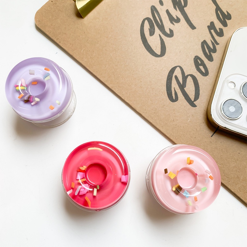 Giá Đỡ Điện Thoại Hình Bánh Donut Nhiều Màu Dễ Thương