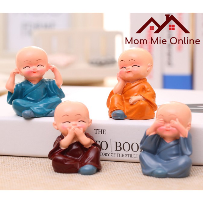 Bộ tượng Phật bốn không trang trí phong thủy - D101