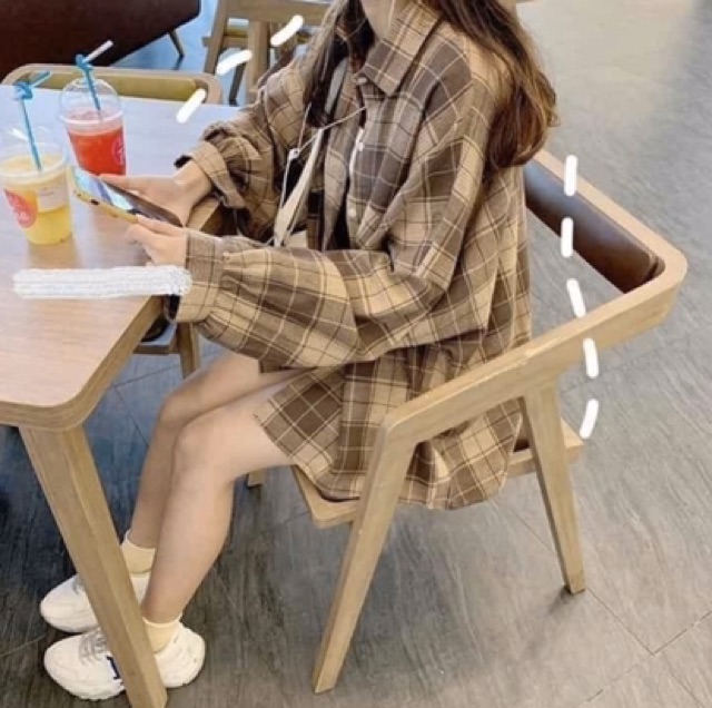 💯💯Áo Khoác Sơmi Kẻ Caro Túi Hộp Ulzzang 🔥🔥 | BigBuy360 - bigbuy360.vn