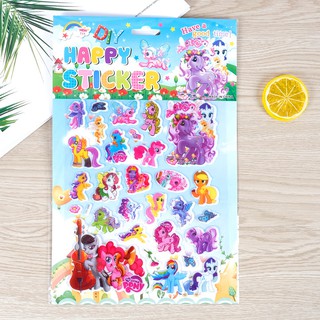 Hình dán 3D ngựa Pony