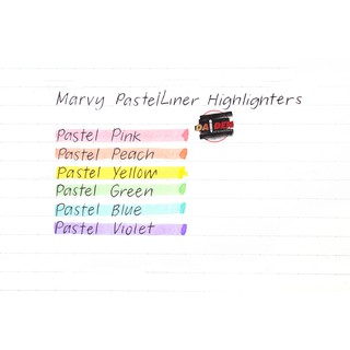[DA ĐEN] Bút Hight Light Pastel Tone Marvy