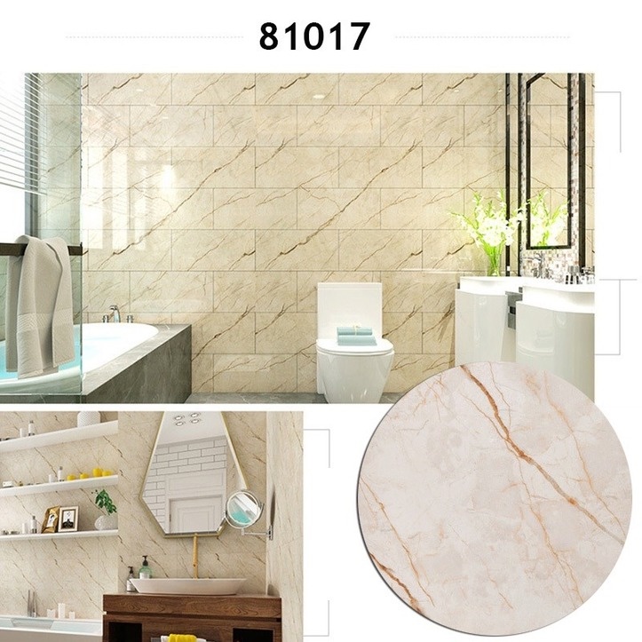 Giấy Dán Sàn PVC Dày Họa Tiết Đá Hoa Cương Trang Trí Nội Thất Phòng Ngủ