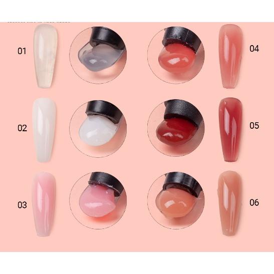 Gel Gôm Đắp Nối Móng Úp Tuýp 30ML - manh219