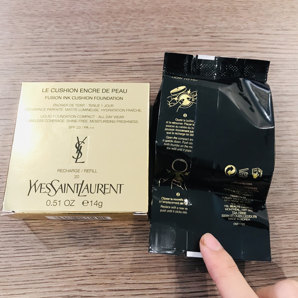 [LÕI REFILL 14g TONE 20 ] PHẤN NƯỚC YSL LE CUSHION  ENCRE DE PEAU | BigBuy360 - bigbuy360.vn