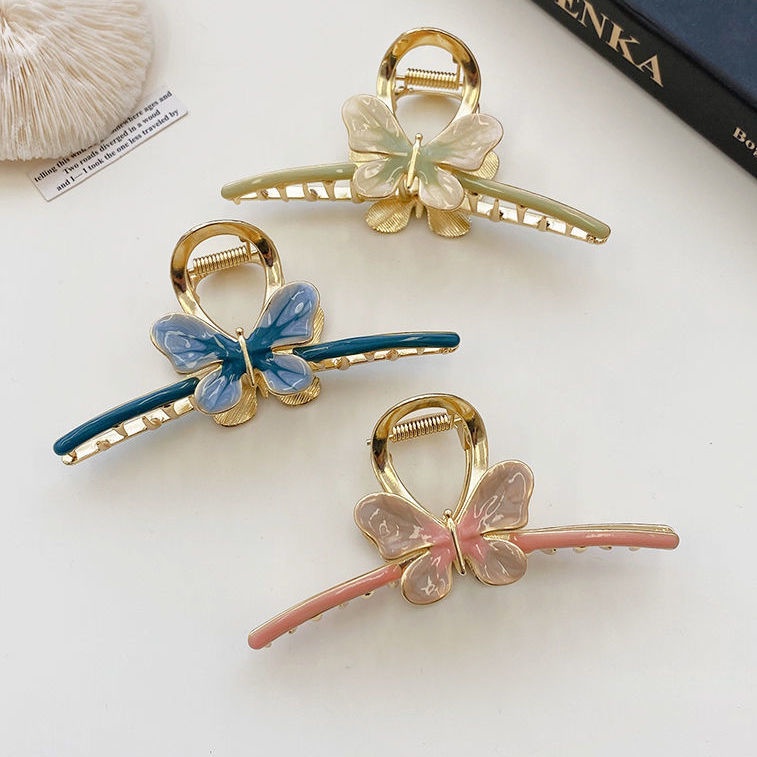 Kẹp Tóc Nơ Sau Lưng Cỡ Lớn Phong Cách Hàn Quốc Xinh Xắn Cho Nữ