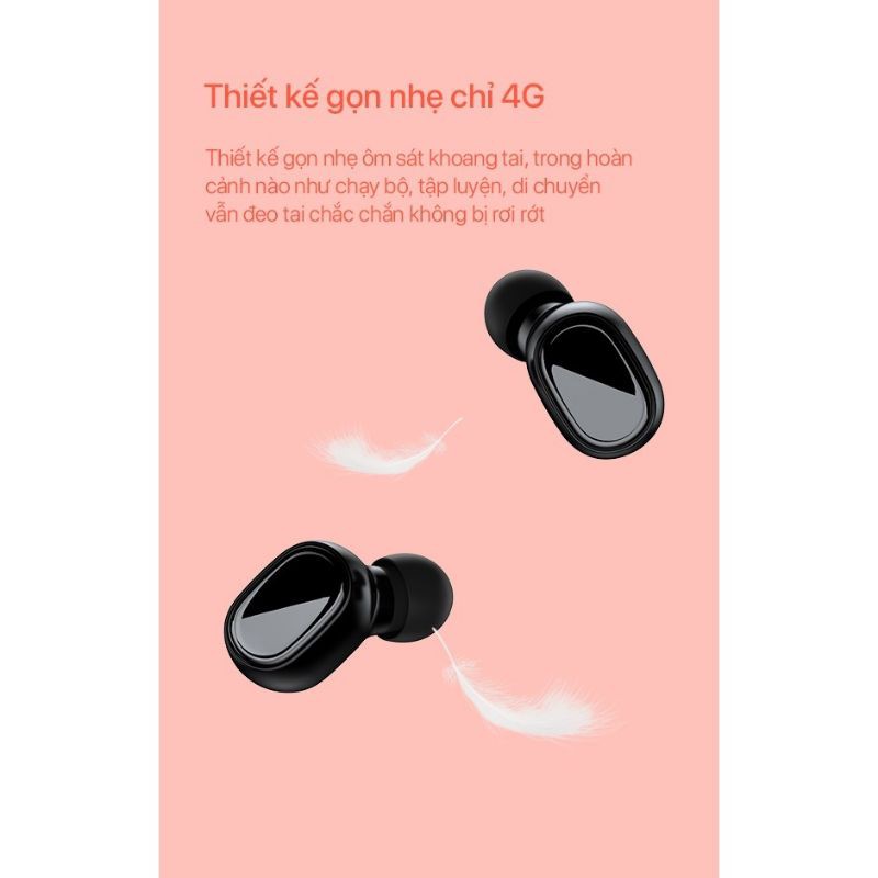 Tai Nghe Không Dây ACOME Airdots T1 Bluetooth 5.0 Màn Hình LED Play Time Lên Đến 12h - Âm Thanh Sắc Nét - BH 3 THÁNG