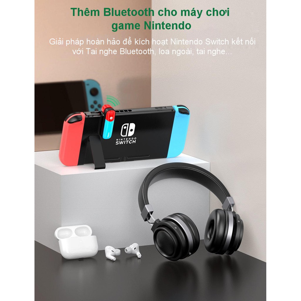 Bộ phát Bluetooth cho máy chơi game Nintendo Switch hỗ trợ APTX Low Latency UGREEN 80188