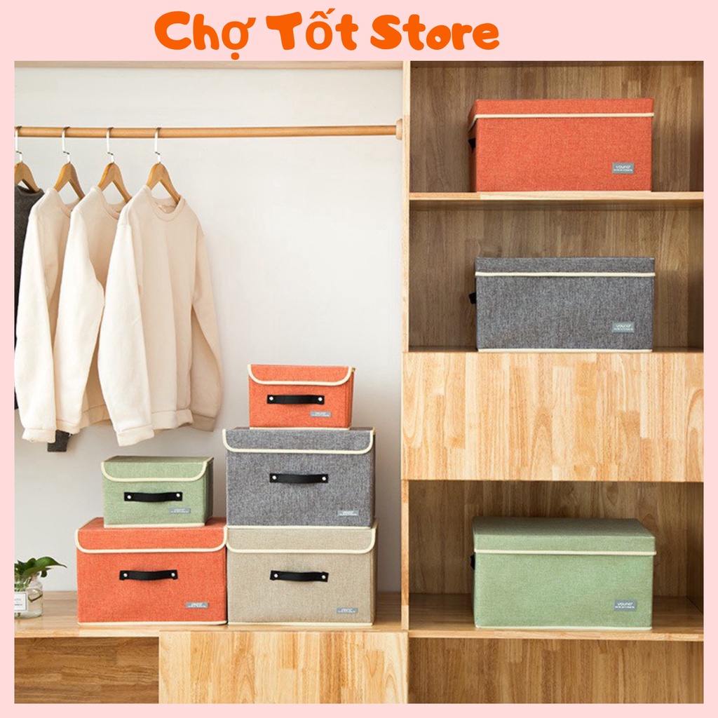 Hộp Vải Đựng Đồ Đa Năng , Hộp Đựng Đồ Lót , Đồ Chơi Có Thể Gấp Gọn 88188 _ 88287 Chợ Tốt Store