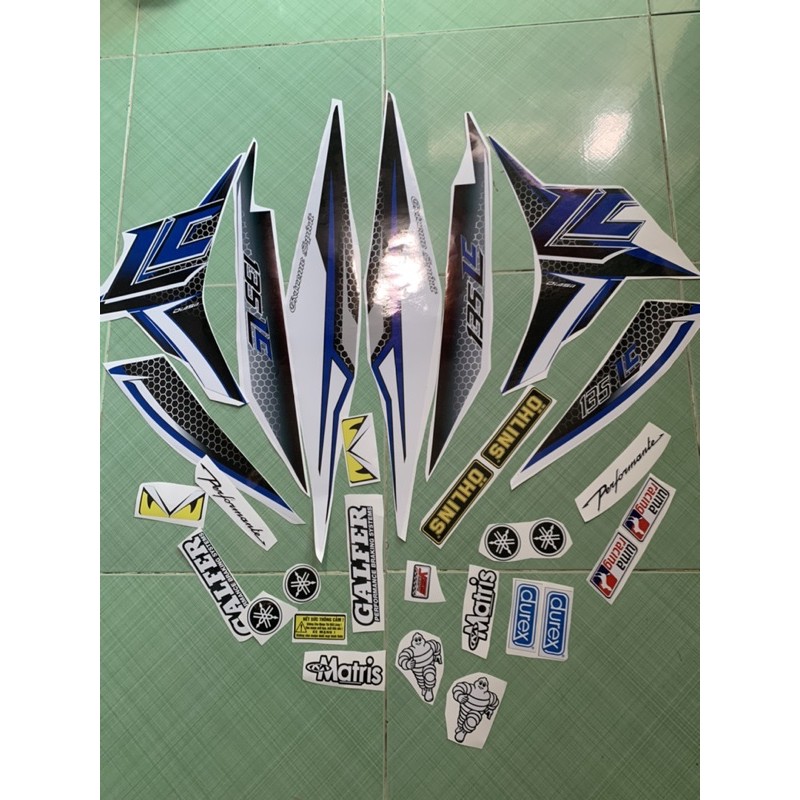 Tem exciter 135 LC xanh