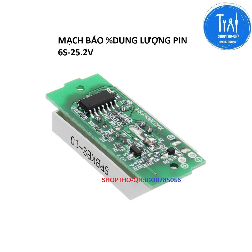 Mạch Báo Dung Lượng Pin 6S-25,2V