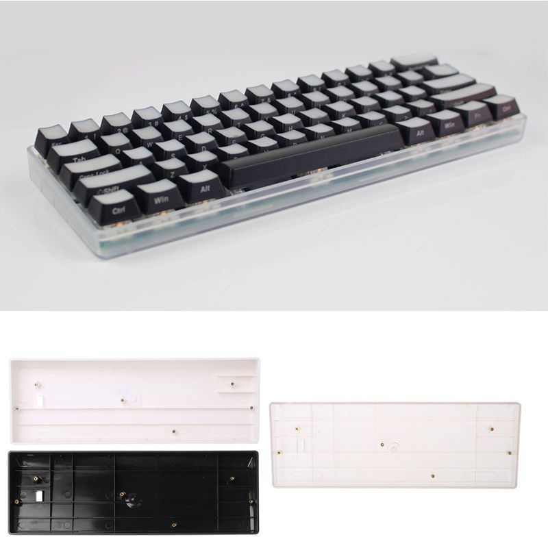 Bàn Phím Cơ Chơi Game Mini GH60 Bằng Nhựa 60% Cho Game Thủ
