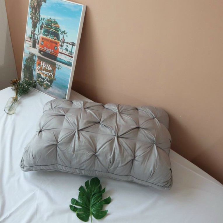 Ruột Gối nằm, 2 ruột gối  bông dúm lông vũ cao cấp (Hàng chuẩn loại 1) kích thước 48x74cm