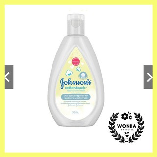 Sữa tắm gội toàn thân mềm mịn Johnson's cotton touch 50ml
