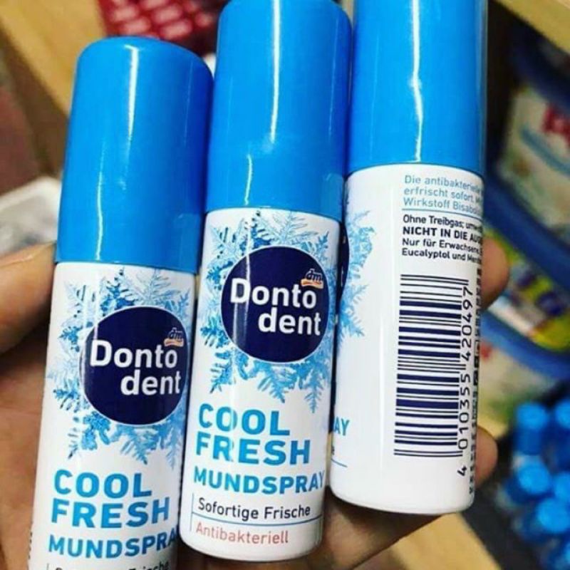 Xịt thơm miệng Dontodent Cool Spray 15ml