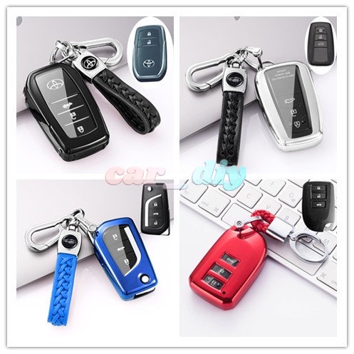 Vỏ Bảo Vệ Chìa Khóa Xe Hơi Toyota vios 2014-2021 Yaris Corolla Camry Hilux RAV4 Fortuner Vigo Altis Rush Innova Revo