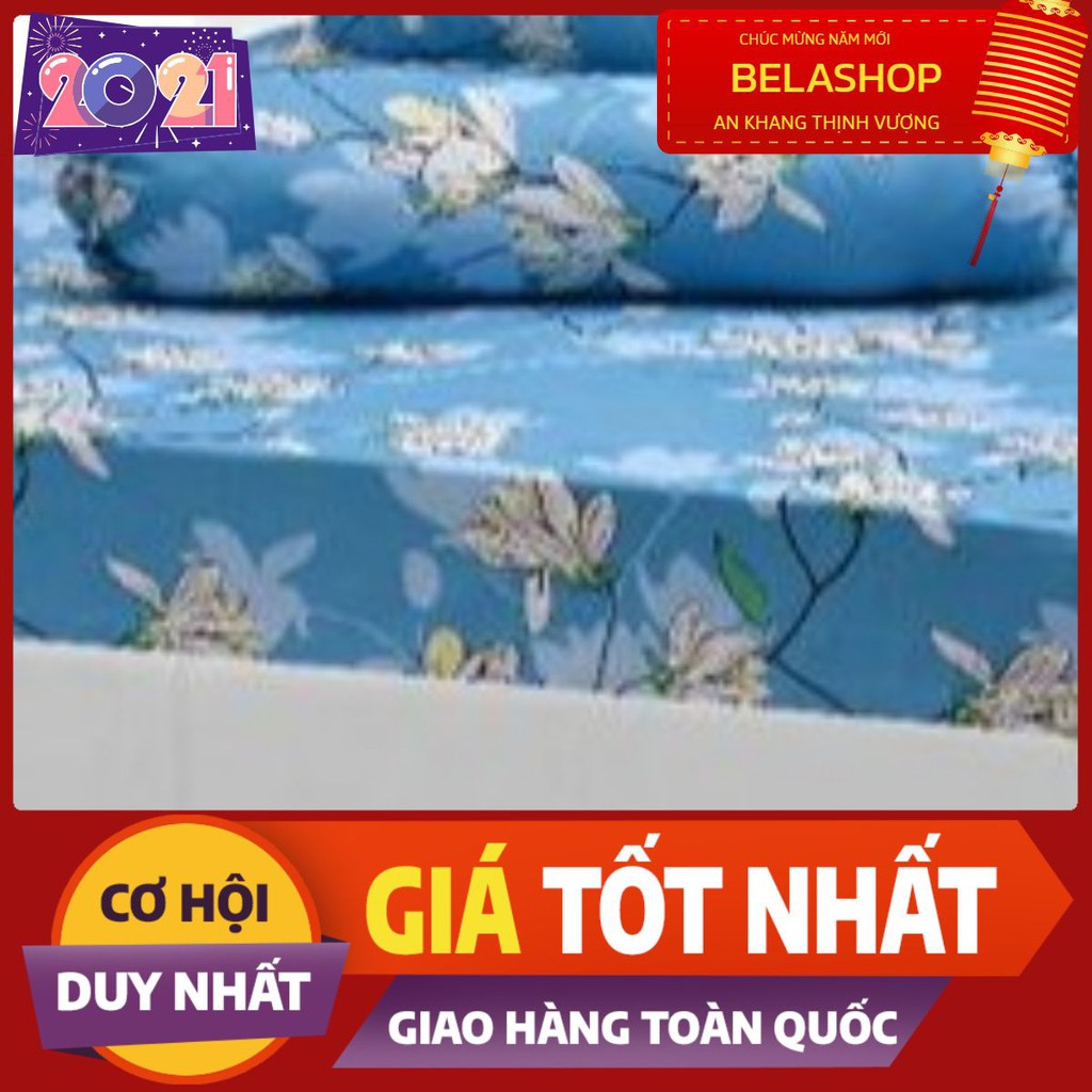 Vỏ gối ôm poly 30x100cm mẫu phong lan xanh