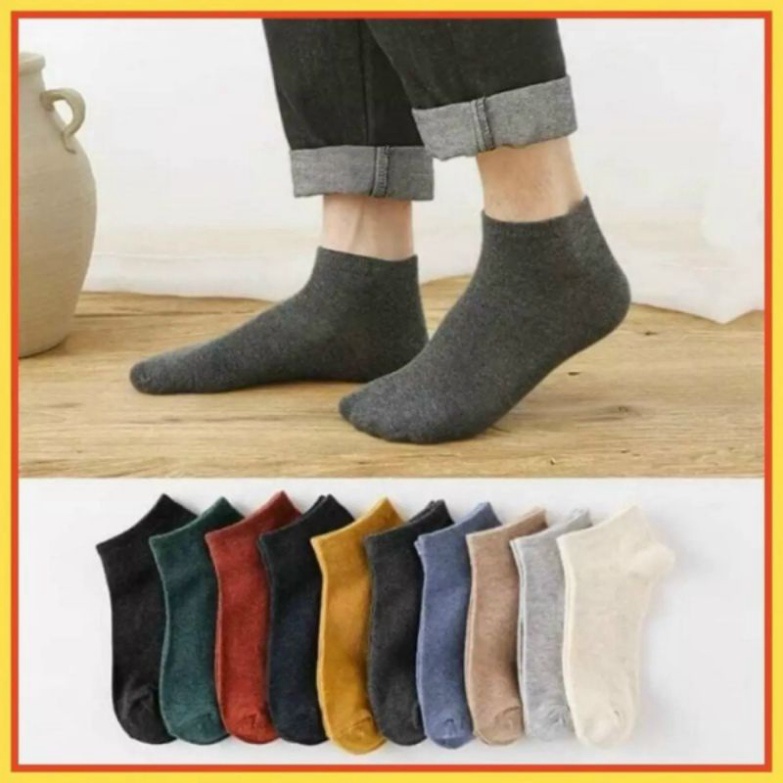 Tất Đa Sắc Cotton Muối Tiêu Unisex H8 chất đẹp, thoáng hút mồ hôi