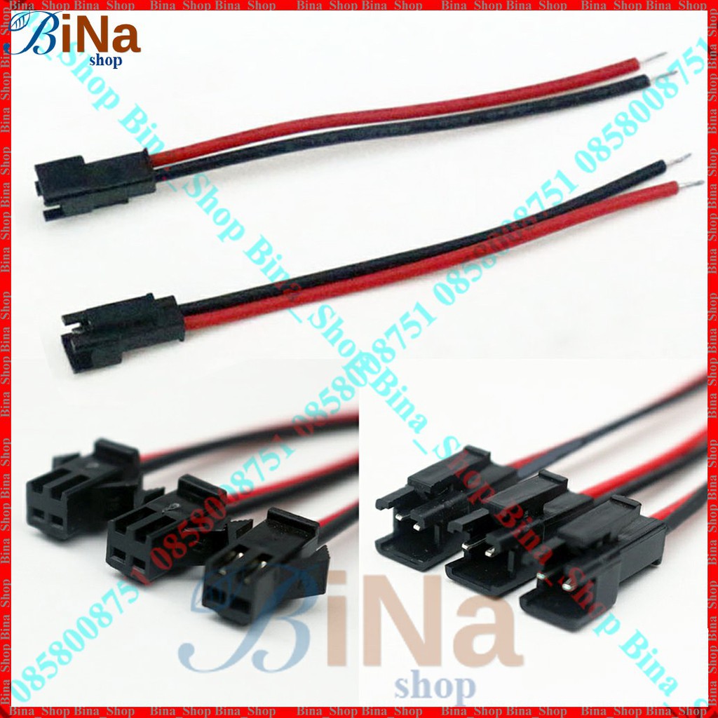 [10 cặp] Cáp JST 2P 10cm/15cm, Cáp nối nguồn JST