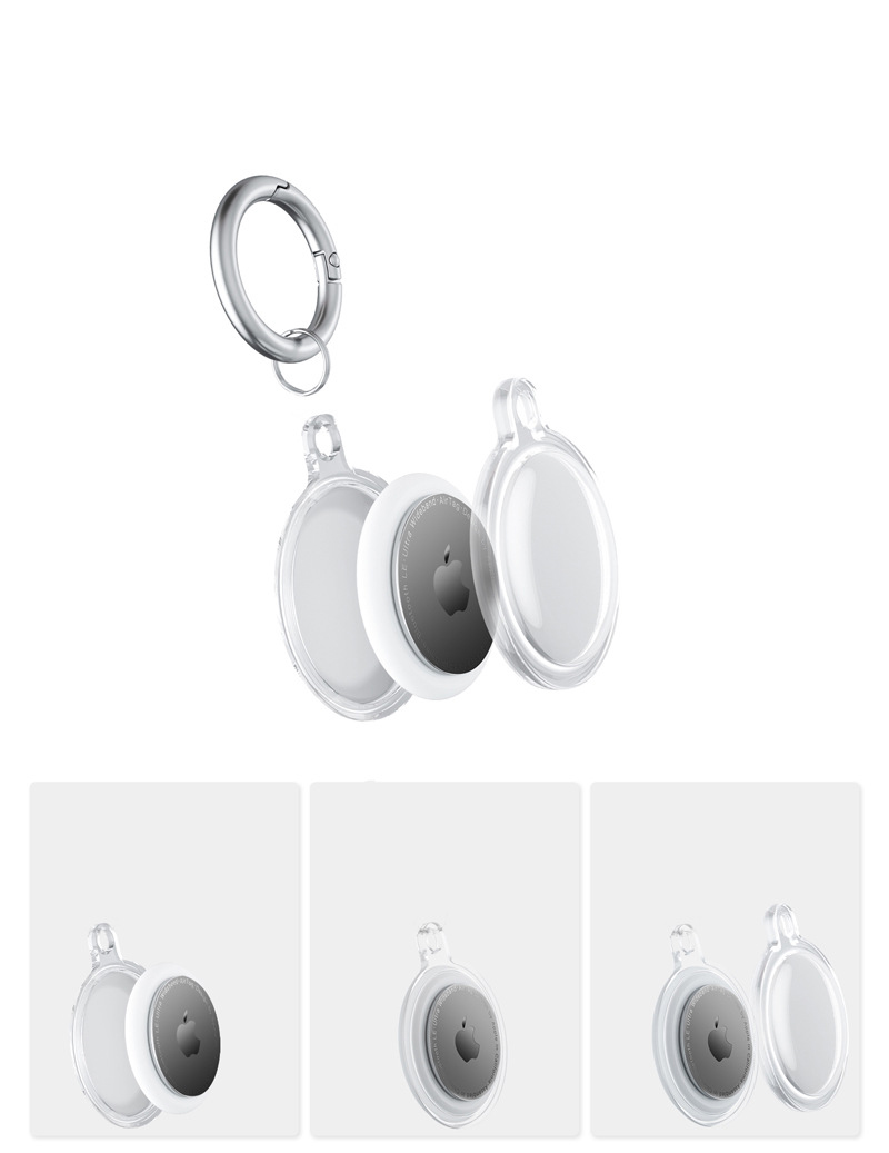Ốp Bảo Vệ Chống Trầy Xước Trong Suốt Dành Cho apple AirTag Airtags