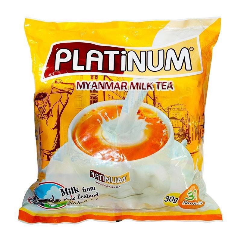 Trà sữa Myanmar loại mới Platium teamix 630g - thích hợp cho trẻ nhỏ và bà bầu