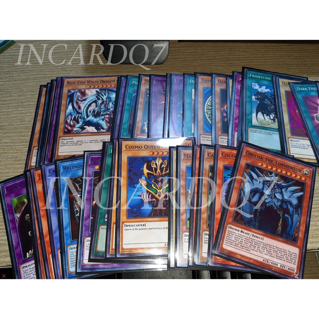 Bài in Yugioh Bản Đẹp 1 Hoặc 2 Mặt Giá rẻ