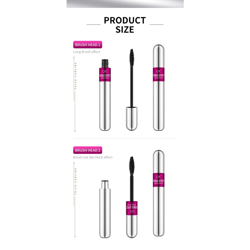 Mascara QIC Sợi Lụa 4D Chuốt Mi Dài Dày Chống Nước 9g | BigBuy360 - bigbuy360.vn