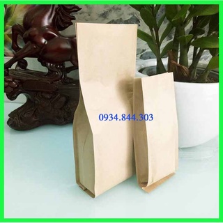1kg túi giấy kraft 4 cạnh