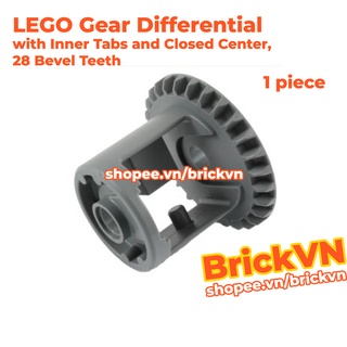 [1 Cái] LEGO Vỏ Bộ Vi Sai Với 28 Bánh Răng Côn -Technic Differential Gear Casing with Bevel Gear on End ID 4525184 62821