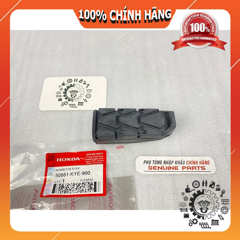Cao su gác chân trước SONIC, WINNER, GTR chính hãng Honda Indonesia 50661KYE900 / 50661K56V00