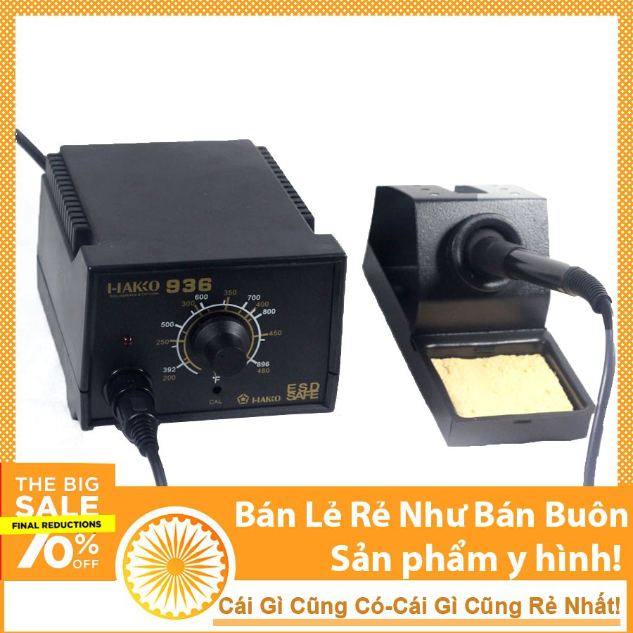 Máy hàn hakko 936 nóng cực nhanh cực bền lại còn rẻ 60w 220v trạm hàn hakko936