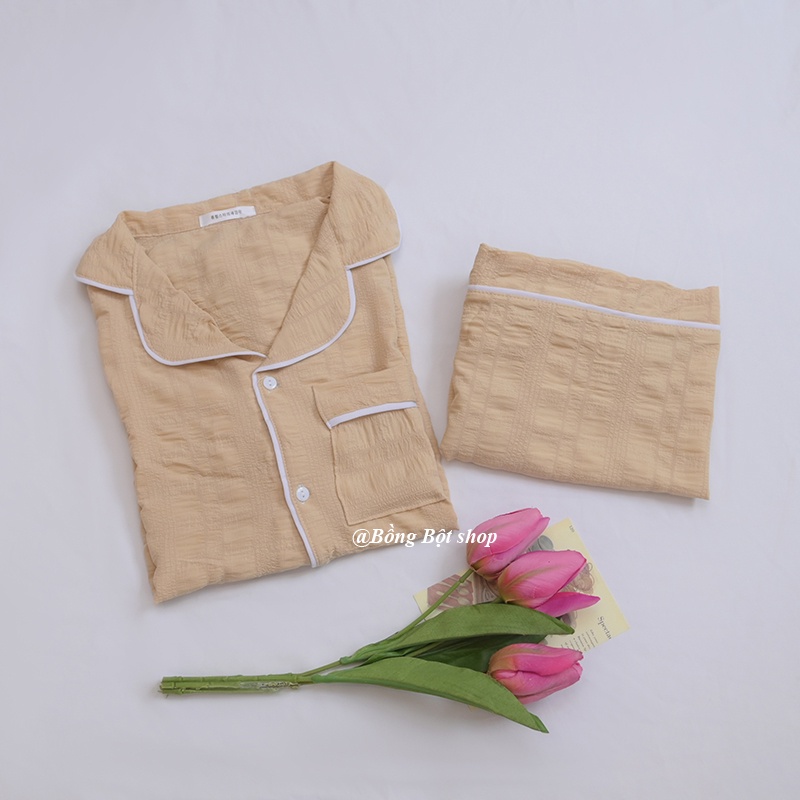 BỘ ĐỒ NGỦ MẶC NHÀ VẢI MỀM RAINBOW MÀU SẮC HOT HÈ 2022