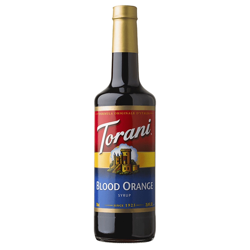 Siro Torani cam đỏ chai 750ML. Hàng công ty có sẵn giao hàng ngay