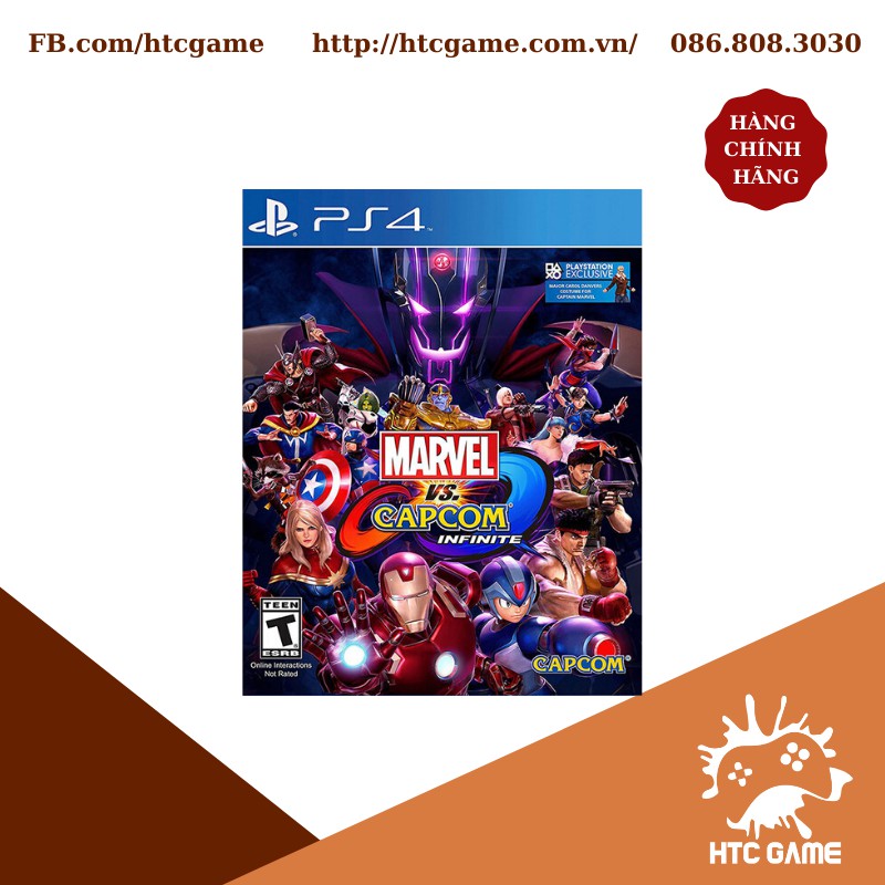 [Mã 159ELSALE hoàn 7% xu đơn 300K] Đĩa game Marvel vs Capcom Infinite dành cho máy PS4 (Hệ Asia)