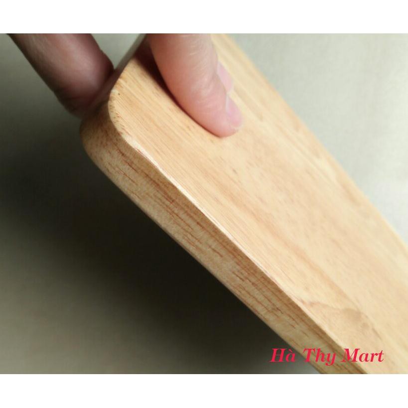 [HOT] Thớt gỗ cao su chữ nhật nhỏ Hà Thy HTM0129