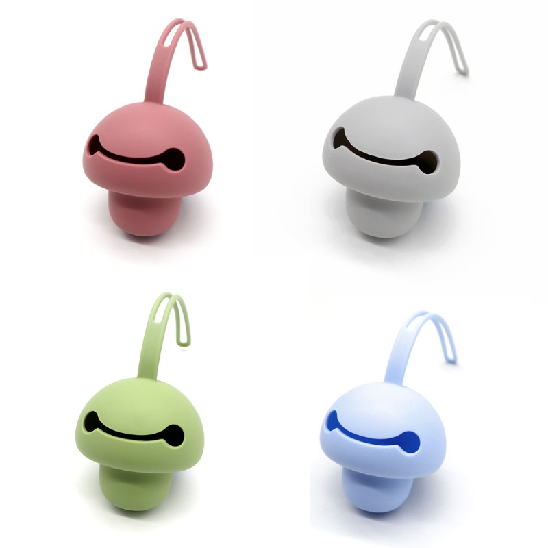 Núm Ti Giả Hình Nấm Bằng Silicone Cho Bé Sơ Sinh