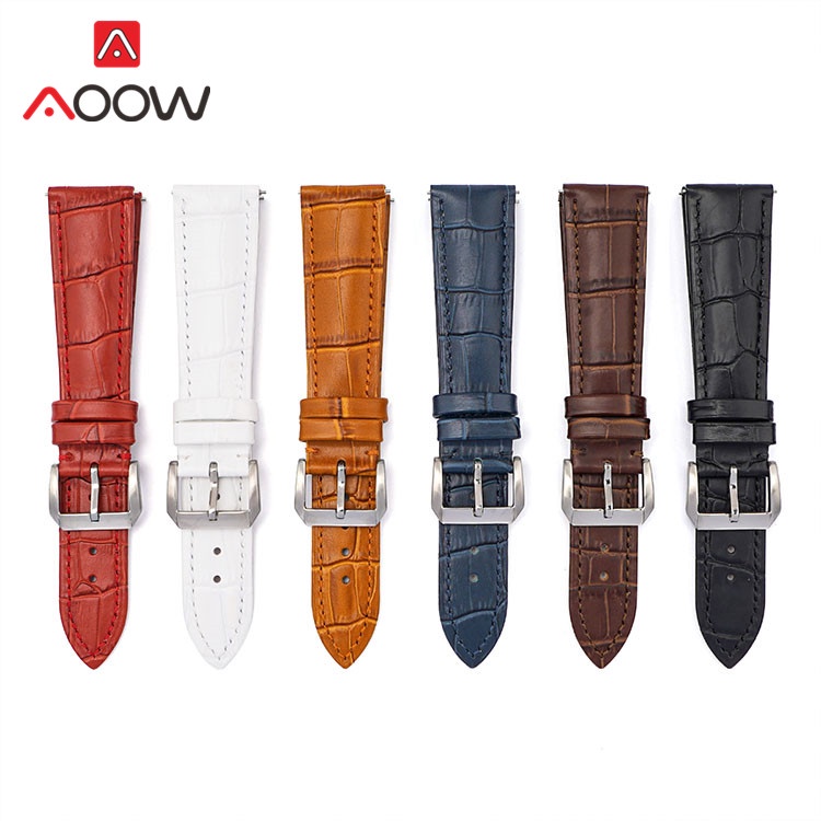 Dây Đeo Da Bò Thay Thế 12 14 16 18mm 20mm 22mm 24mm Cho Đồng Hồ DW