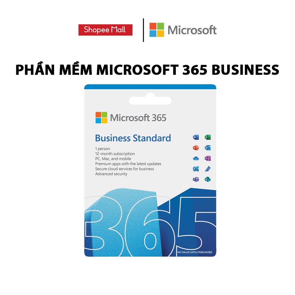 Phần mềm Microsoft 365 Business 12 tháng Dành cho 1 người 1TB OneDrive| 5 thiết bị/tài khoản