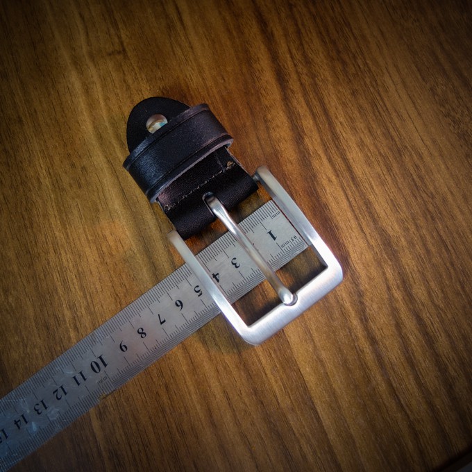 Mặt thắt lưng nam | Bộ đầu khoá thắt lưng thép Stainless ssteel dùng cho bảng dây 3.7 - 3.9 cm mã SV5- Manuk leather