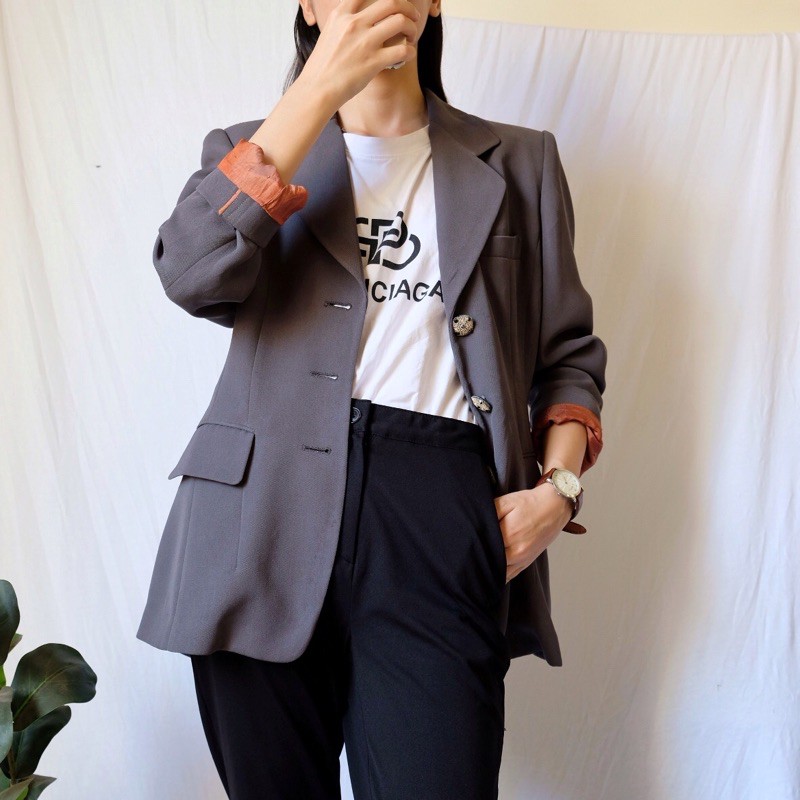 Balzer xám có độn vai-BLA014