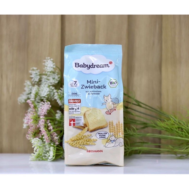 Bánh mì hữu cơ Babydream - tiêu chuẩn Bio Đức