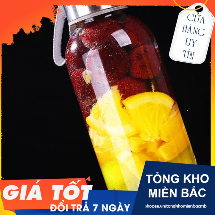 Bình đựng nước thủy tinh dây xách 500ml