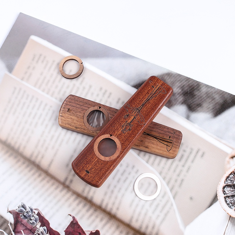 Sáo kazoo Bằng Gỗ Hồng Mộc Chuyên Dụng