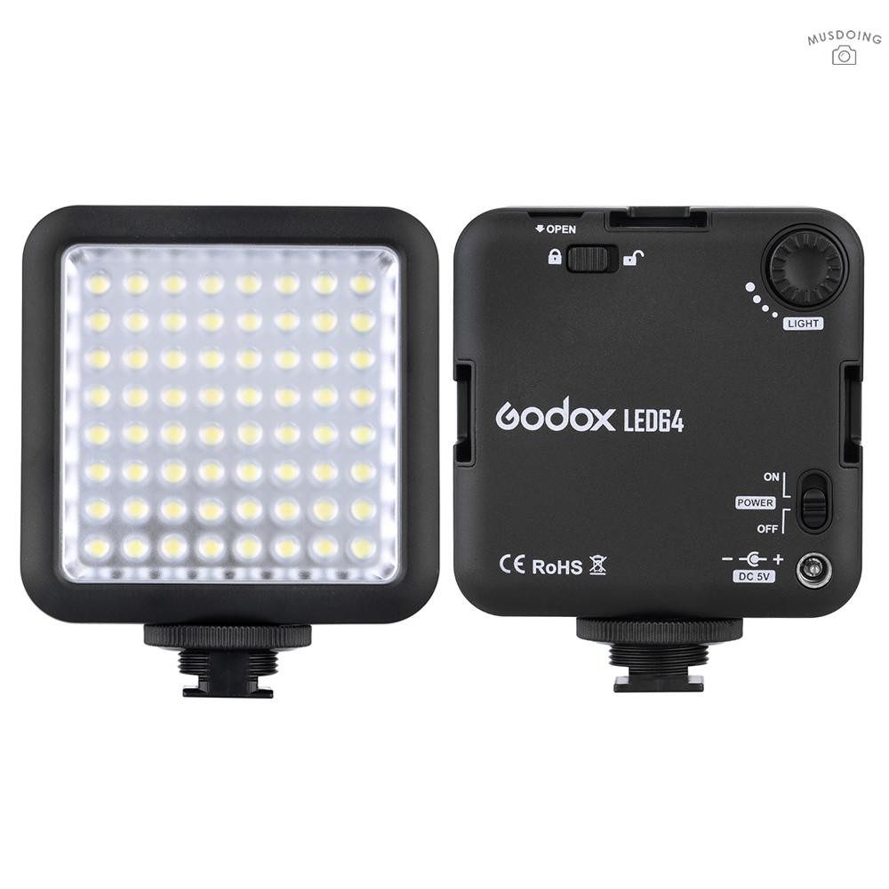 Đèn trợ sáng Godox 64 bóng led dành cho máy ảnh DSLR