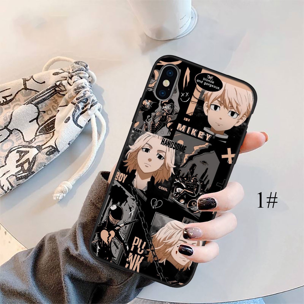 Ốp Điện Thoại Họa Tiết Hoạt Hình Tokyo Revengers Mikey Cho iPhone 5 5S 6 6S 7 8 11 Pro Max Plus SE XR AI91
