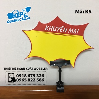 Combo 5 Kẹp sale và 5 Tờ giấy sale khuyến mại/hàng mới về/trơn/Hot/SALE