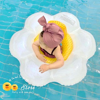 Phao Bơi Hoa Cúc Chống Lật An Toàn Cho Bé 0-4 Tuổi Kèm Bơm