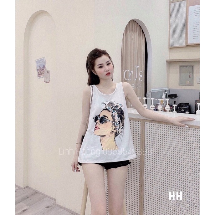 Áo 3 lỗ cô gái 4 màu