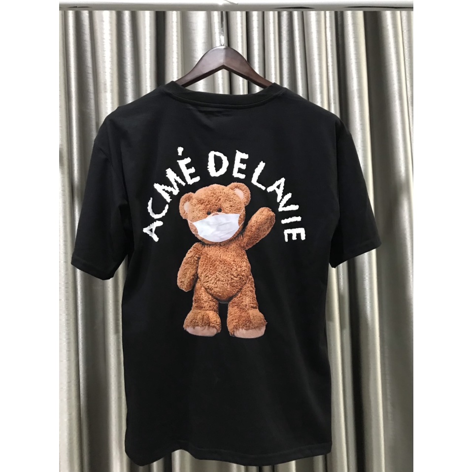 (Ảnh thật kèm Clip) Áo Thun ADLV GẤU TEDDY - Áo thun tay lỡ unisex nam nữ form rộng oversize chất liệu Cotton co dãn 4C | BigBuy360 - bigbuy360.vn